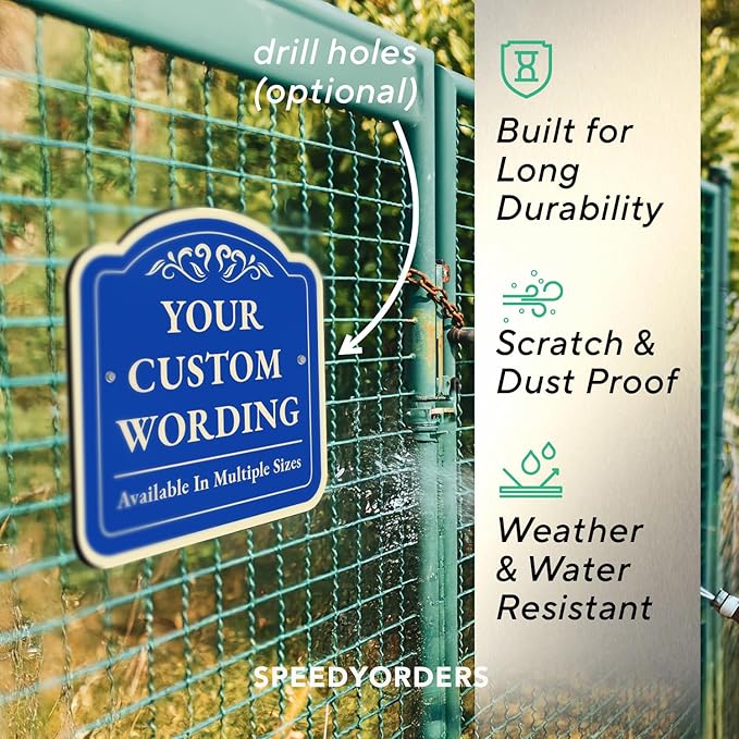 Custom Decorative Outdoor Metal Sign - Image 6