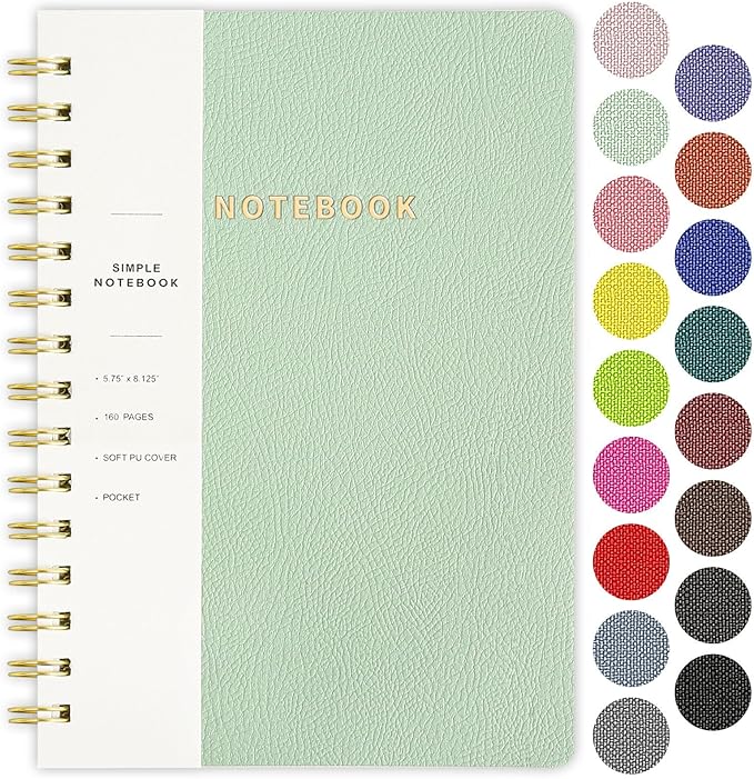 Spiral Notebook-5.75" x 8.125" College Ruled Journal by Oneirom