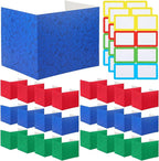 Crtiin 24 Pcs Privacy Folders for Students Desk Dividers Standard School by Crtiin