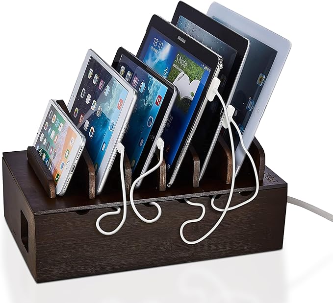 Prosumer's Choice Multi Device Charging Station Wood by ProsumersChoice