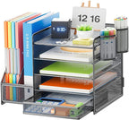 Marbrasse 5-Tier Paper Letter Tray Organizer by Marbrasse