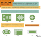 nourison home aloha indoor/outdoor green 2' x 6' on a desk or shelf