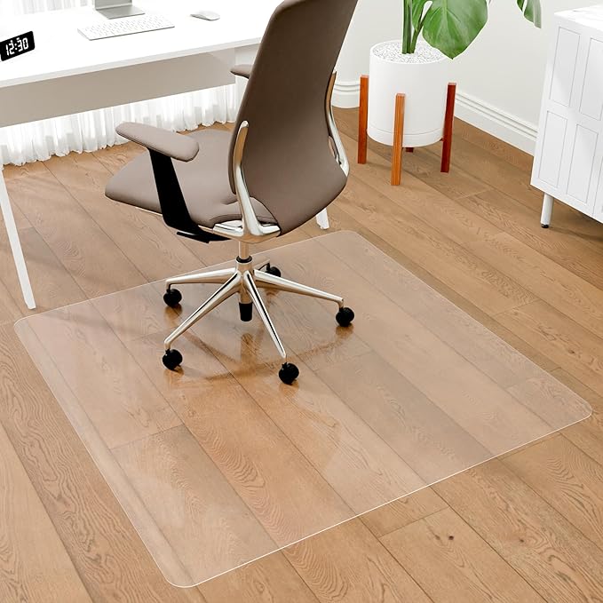 100pointONE Office Chair Mat for Hardwood Floors, Easy Glide Computer Chair Mat by 100pointONE