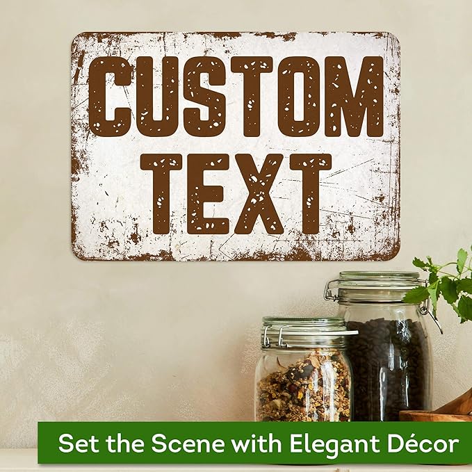 Custom Sign, Custom Street Sign, 11 Font Colors, 13 Font Styles, 4 Hole Options - Image 4