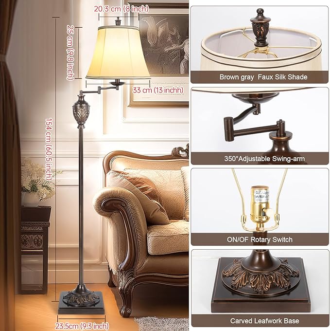 Traditional LED Floor Lamp - Image 2