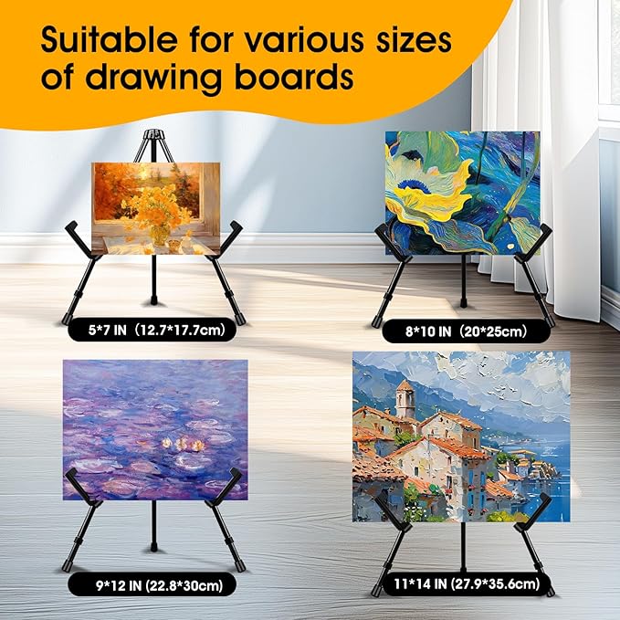 AROIC 24 Pack 14'' Tabletop Easels, Adjustable Portable Table Top Easel - Image 5