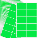 240 Pack Green Label Stickers, Large Name Labels by YSHIHE