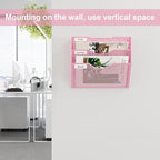 EasyPAG 3 Pocket Mesh Wall File Organizer, Hanging Paper Folder Holder - Image 4