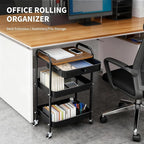CAMOAT 3-Tier Rolling Storage Cart - Image 6