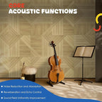 EVENRISING Large Acoustic Panels 6 Pack, Soundproof Wall Panels 23.6 x 23.6 - Image 3