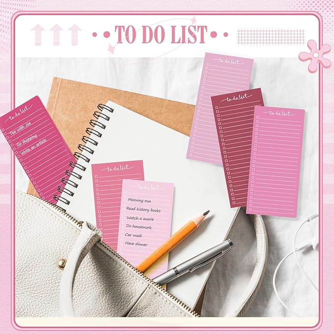 Censen 10 Pack 500 Sheets To Do List Notes Daily Checklist Notepads - Image 7