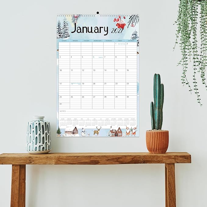 GuassLee Large Wall Calendar 2026-2027, 24-Month Vertical Wall Calendar Runs - Image 4