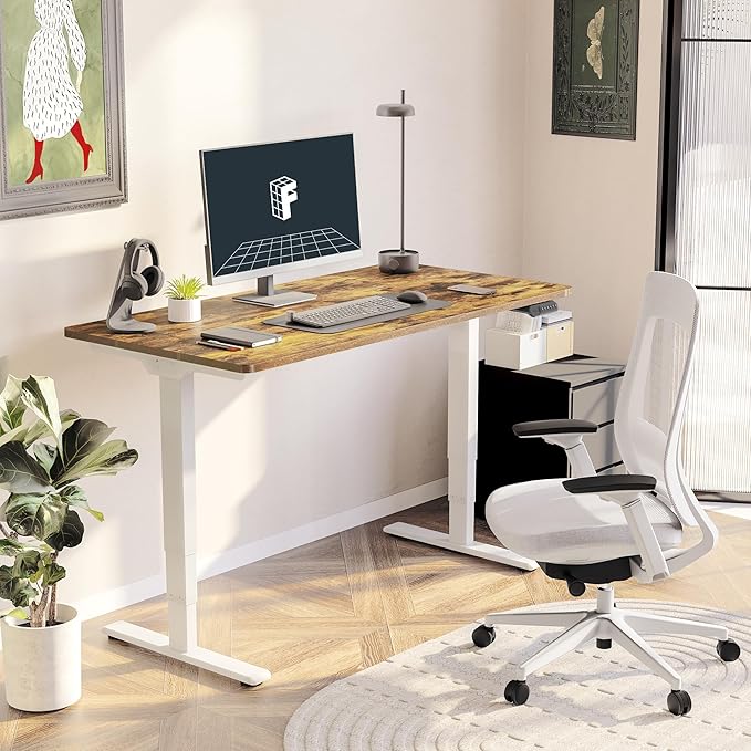 FLEXISPOT E6 3-Stage Dual Motor Electric Standing Desk 55 x 28 Sit Stand Up Desk - Image 2