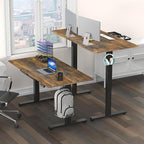 SHW 55 x 28 Inches Electric Height Adjustable Standing Desk - Image 2