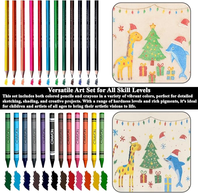 Fuxi Art Supplies for Kids 9-12, Stocking Stuffers | Art Set - Image 6