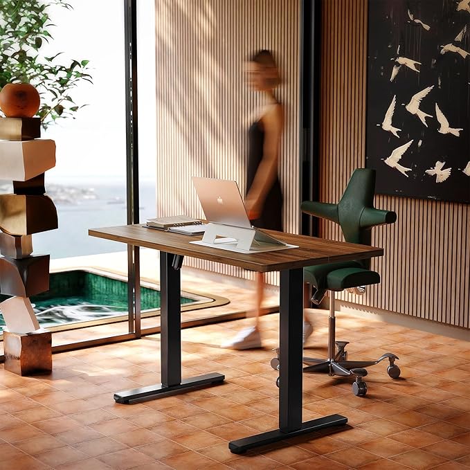 HUANUO 48" x 24" Electric Standing Desk Adjustable Height, 4 Memory Height - Image 2