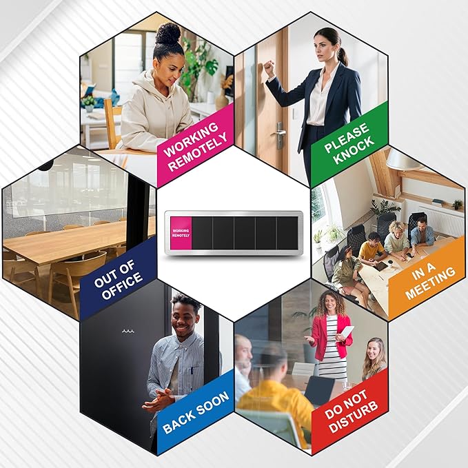 Office Door Signs-Meeting in Progress Door Sign - Image 2