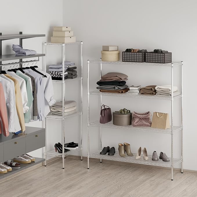 Regal Altair 18" Deep x 54" Wide x 64" Height Wire Shelving Kit | 4-Tier | NSF - Image 6