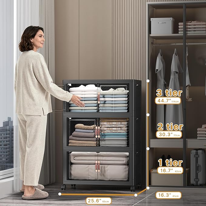 UAMFURI Extra Large Stackable Storage Bins - Image 2