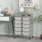 GLACER 10 Drawer Rolling Cart, Storage Cart - Image 2