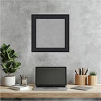 Amanti Art Black Framed Magnetic Board 15x15 X-Small Vision Board - Image 5