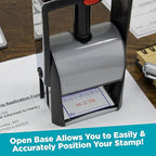 MaxMark Heavy Duty Self Inking Date Stamp - Image 5