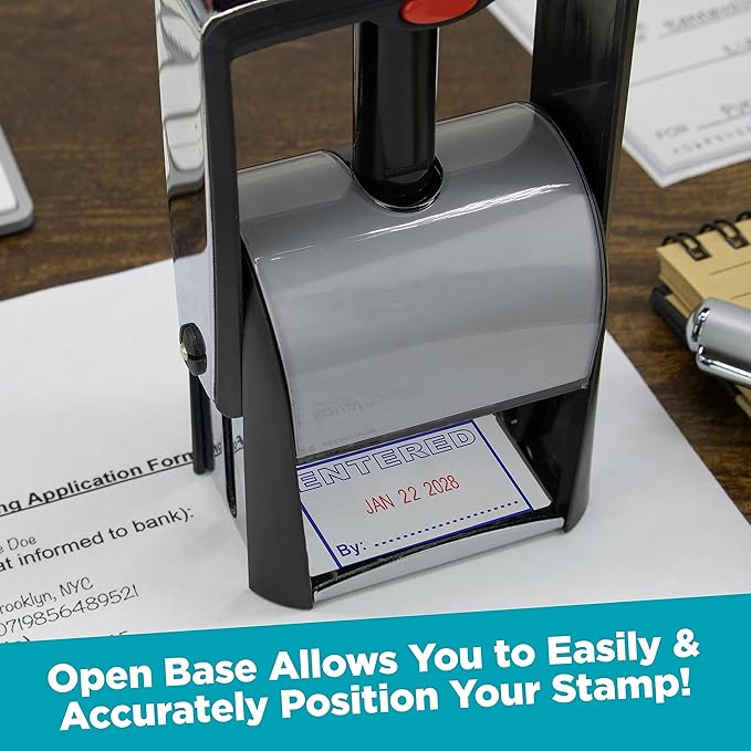 MaxMark Heavy Duty Self Inking Date Stamp - Image 5