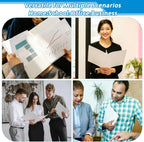 2 pocket white paper folders bulk for file on a desk or shelf