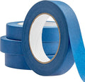 No-Residue 1 Inch, 60 Yard Blue Painters Tape 4 Pk. Easy-Tear, Pro-Grade by Unknown