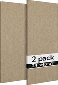 Olanglab Acoustic Panels 2 Pack, Fabric Wrapped Sound Proof Foam Panels by Olanglab