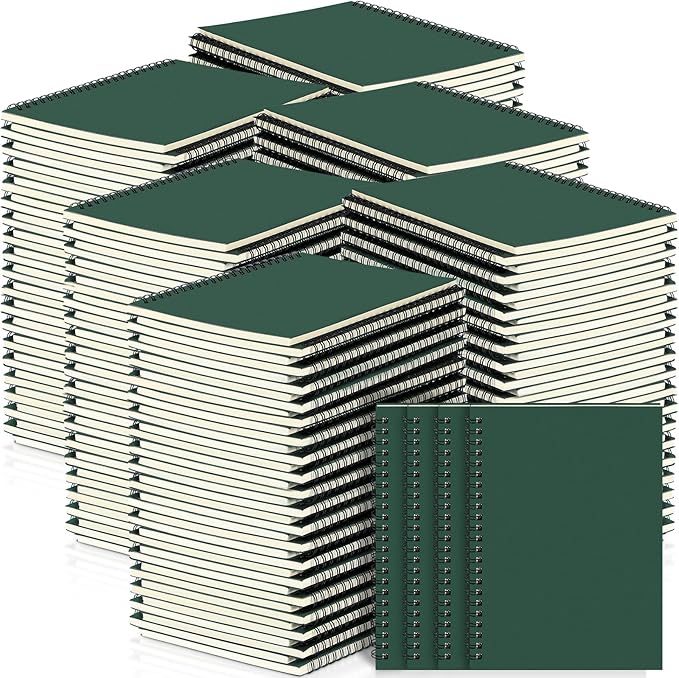 Yahenda 108 Pcs Spiral Notebook Bulk A5 Journal Lined 8.3'' x 5.5'' Writing by Yahenda