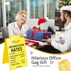 Smilelife Funny Office Cubicle Decor Answer Desk Rates Desk Sign Team Office - Image 7