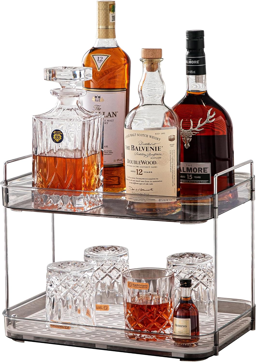 Coffee Bar Accessories, Station Organizers,Large Capacity Storage with Drain ...
