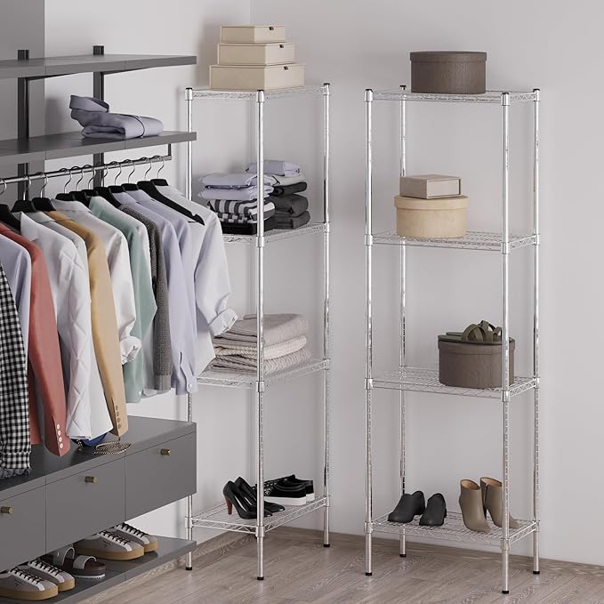 Regal Altair 14" Deep x 24" Wide x 74" Height Wire Shelving Kit | 4-Tier | NSF - Image 2