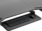 EUREKA ERGONOMIC Adjustable Keyboard Tray Under Desk, 28x11 Inch Large Slide by EUREKAERGONOMIC