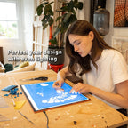 wafer 2 lightbox - a3 light pad for shown in use