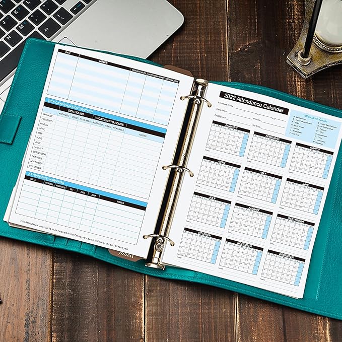 2026 Attendance Calendar Work Tracker Attendance Calendar Cards - Image 5