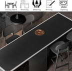 ZORESYN PU Leather Desk Mat Waterproof Anti-Oil Dining Table mat - Image 3