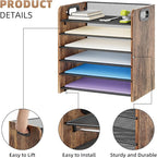 Marbrasse 6 Tier Paper Organizer Letter Tray - Image 2