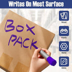 Fuutreo 16 Pcs Jumbo Size Permanent Markers Bulk Large Chisel Tip Permanent - Image 5