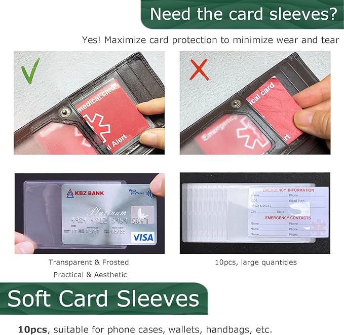 Emergency Contact Card for Wallet 10 Pack - Image 4