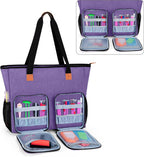 luxja diamond painting carrying case for a3 light shown in use