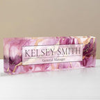 Personalized Name Plate for Desk, Custom Desk Name Plate, Acrylic Name Plate by EOBIBIFUN