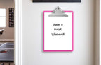 Plastic Clipboards with Butterfly Clip Set of 6-12.5 x 9 Inch Multi Color - Image 4