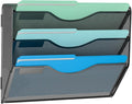 Gawerk 3 Tier Hanging Wall File Organizer, Mesh Mail Paper Orgnization Hanging by Gawerk