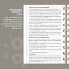 Clever Fox Password Book Spiral – Mini Internet Address & Password Organizer - Image 5