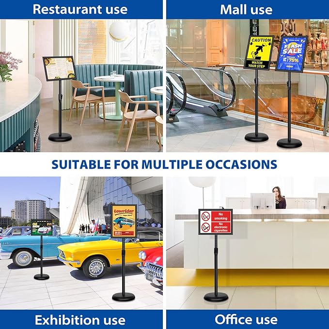 VAIIGO 4 Pack Sign Holder Stands - Image 7