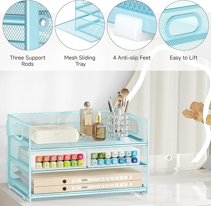 Subekyu 3 Tier Paper Desk Organizer - Image 5