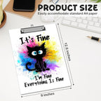 APIILVPQ Black Cat Clipboard, Cute Clipboards - Image 2