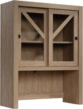Sauder® Dixon City 33" W Library Hutch, Brushed Oak™